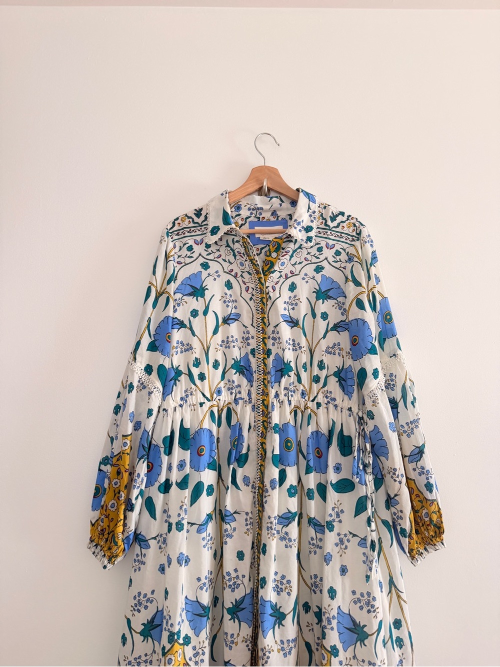ANTHROPOLOGIE Eleanora Maxi Shirt Dress Sozi L - Picture 3 of 9